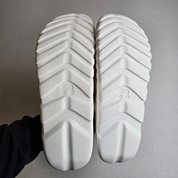 Crocs Duet Max II Clogs Size Men's 12 Shitake Water Shoes Adjustable Straps - Picture 4 of 5